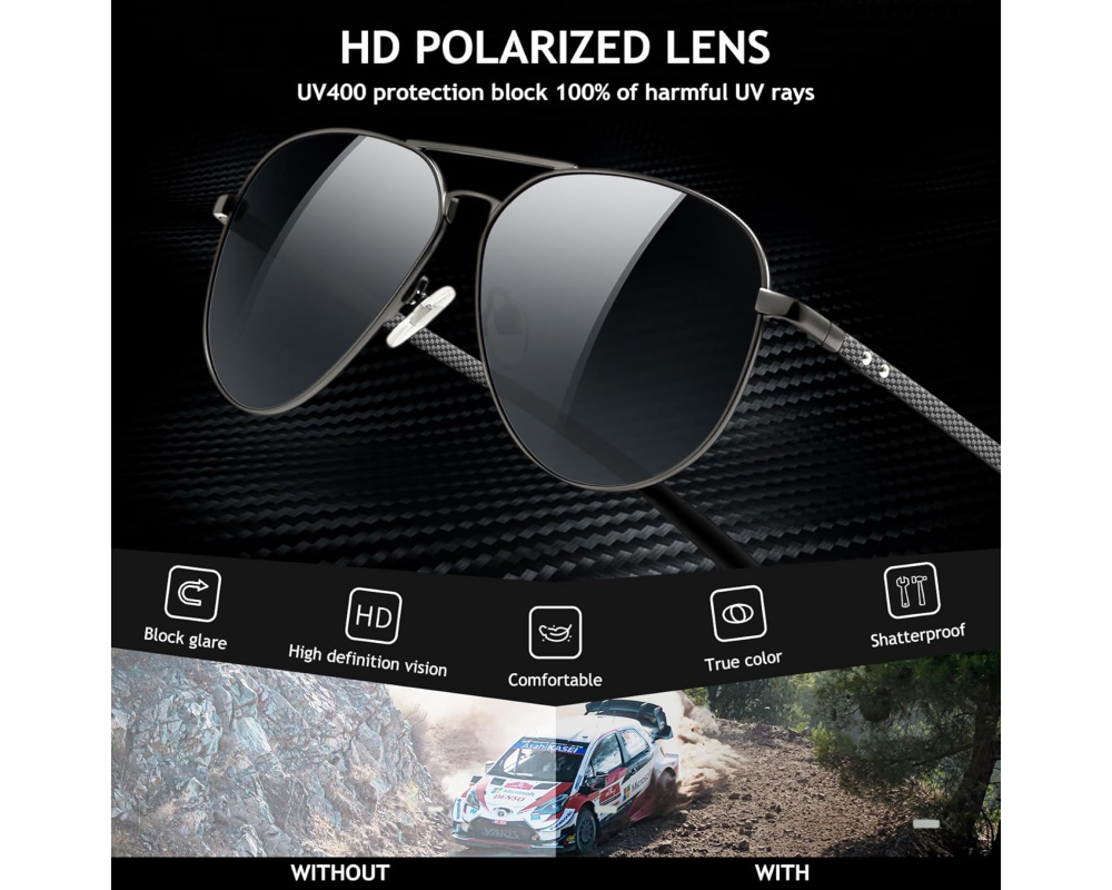 Carbon Fiber Aviator SGT7002X