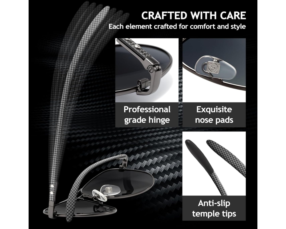 Carbon Fiber Aviator SGT7002X