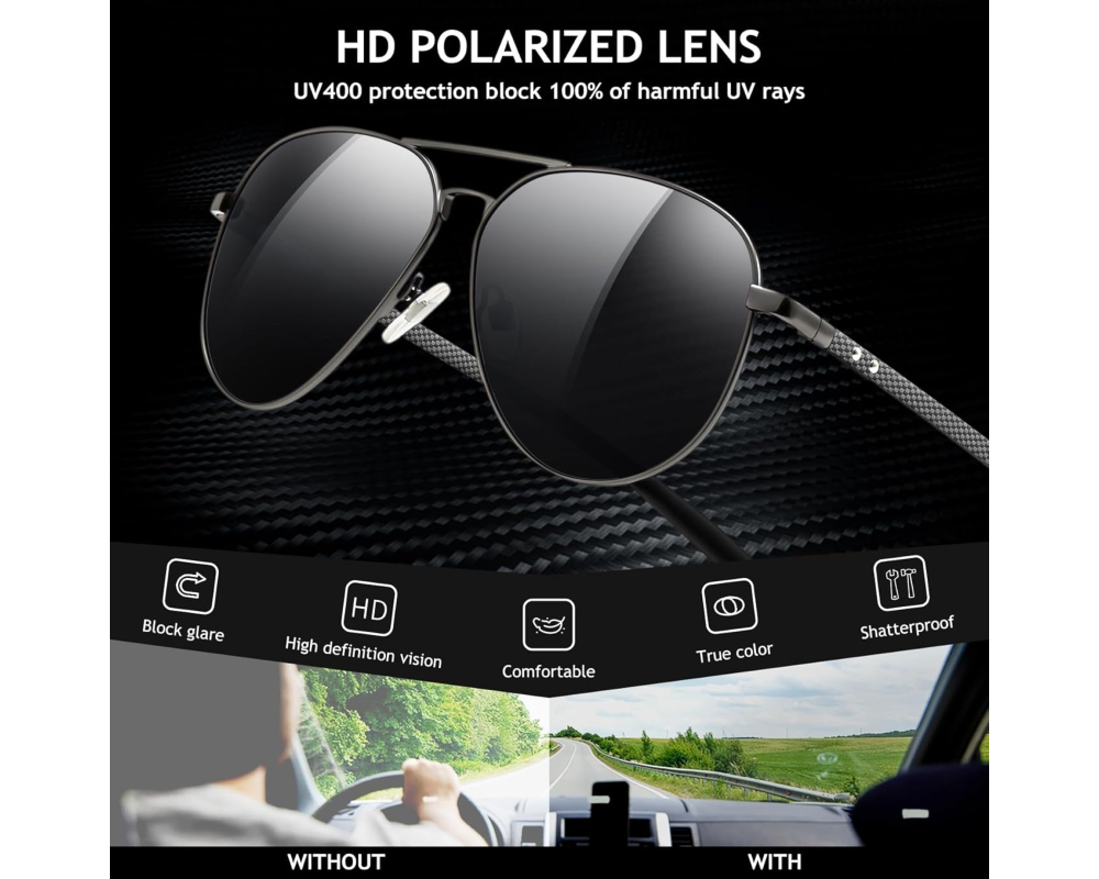 Carbon Fiber Aviator SGT7002X