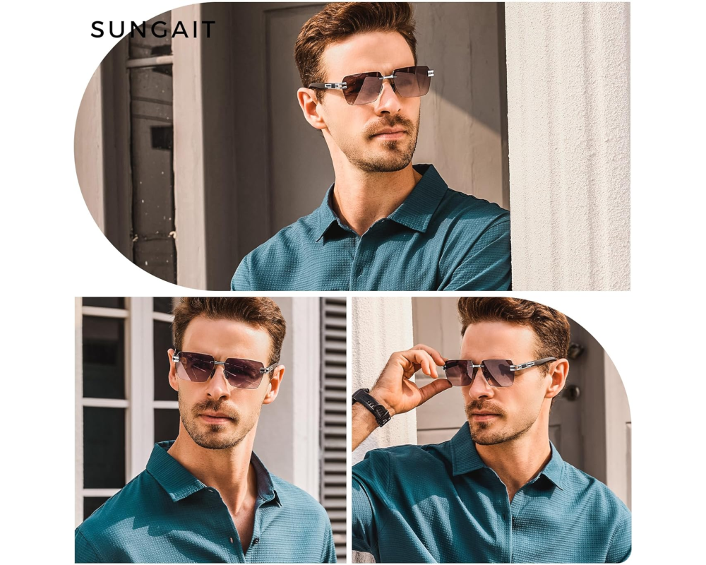 Y2K Rimless Rectangle SGT722