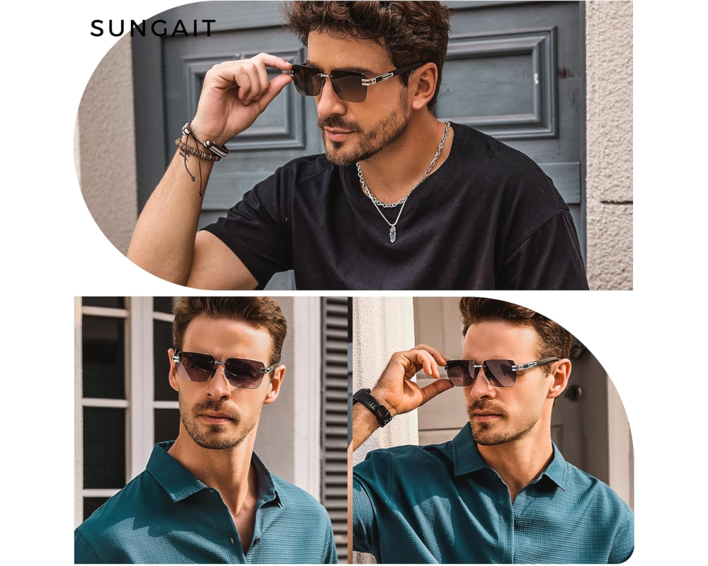 Y2K Rimless Rectangle SGT722