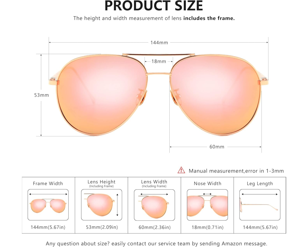 Oversized Aviator SGT603