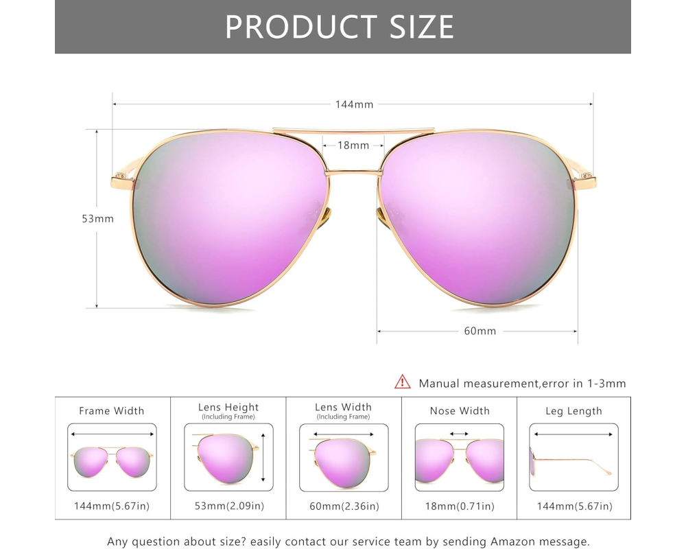 Oversized Aviator SGT603