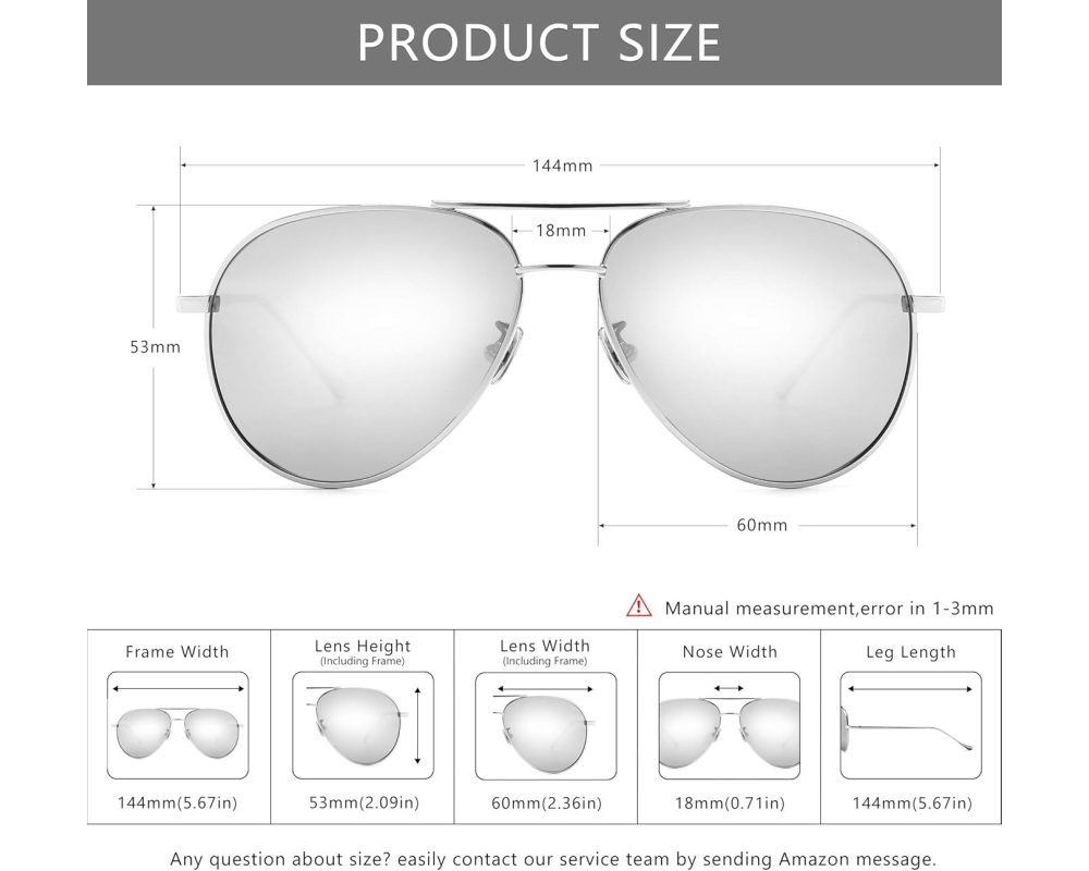 Oversized Aviator SGT603