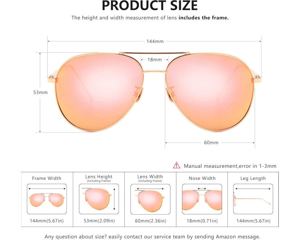 Oversized Aviator SGT603