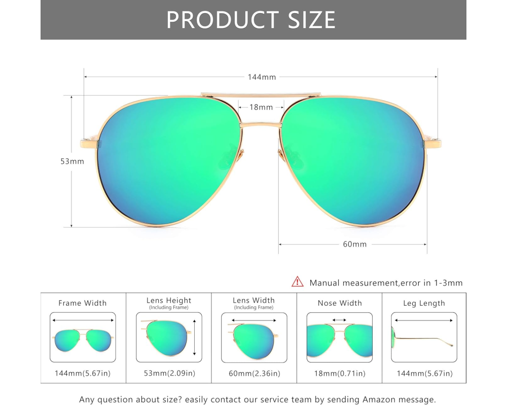 Oversized Aviator SGT603